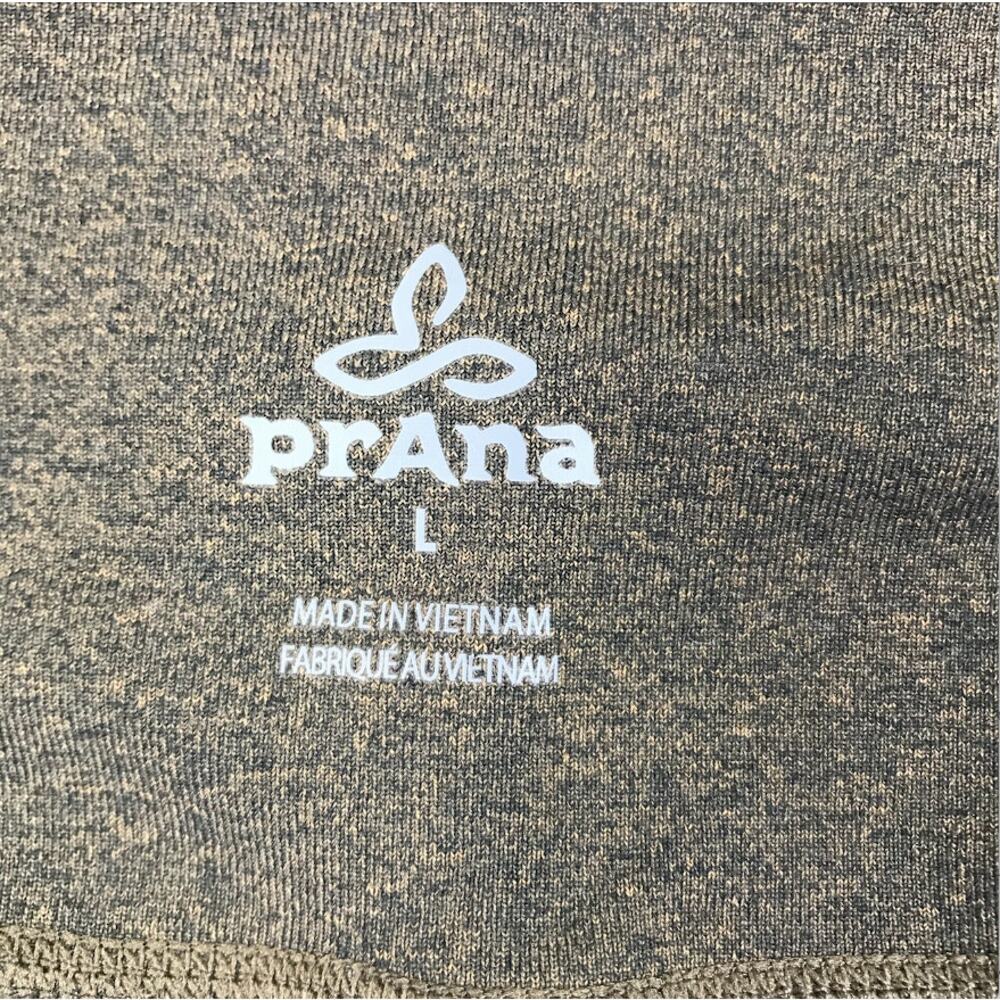 PRANA Tight Knit Leggings Sz L Green Cozy Outdoor Travel Athletic Hiking Yoga - Picture 8 of 10